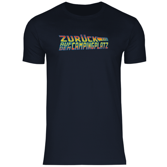 Zurück auf dem Campingplatz - Männer Shirt - Campingfamilie.de
