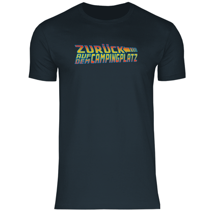 Zurück auf dem Campingplatz - Männer Shirt - Campingfamilie.de