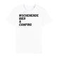 Wochenende Bier & Camping | Shirt - Campingfamilie.de