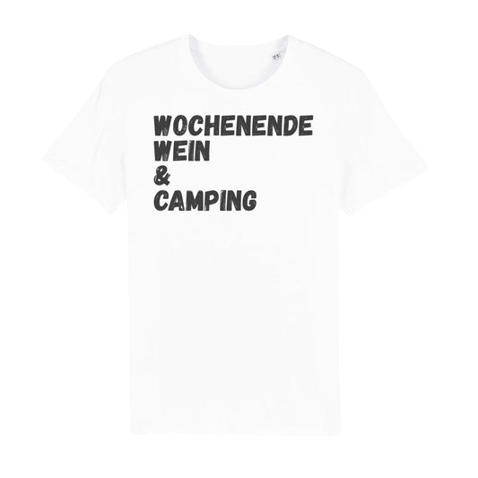 Wochenende Wein & Camping | Shirt - Campingfamilie.de