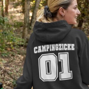 Hoodie Camping-Zicke Campingfamilie.de