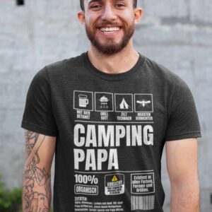 Shirt Camping-Papa Campingfamilie.de