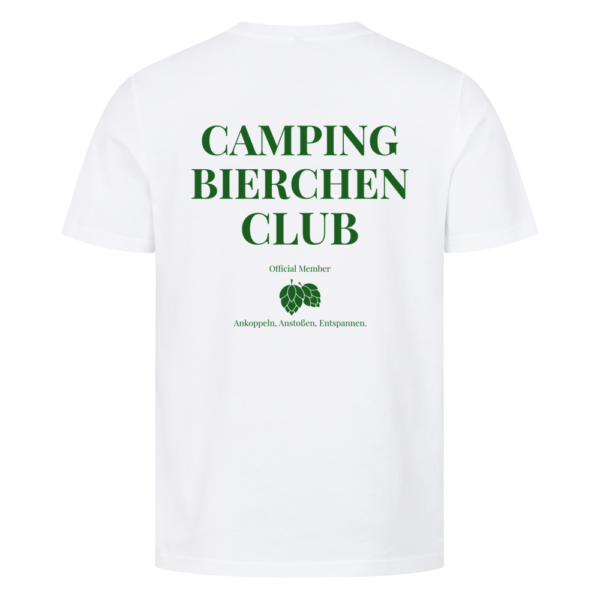 Camping Bierchen Club | Shirt mit Backprint für Camper | HigherBlanks Premium T-Shirt