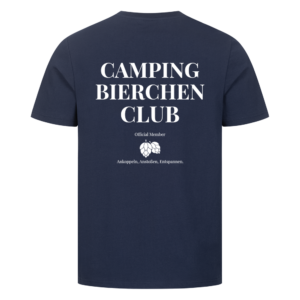 Camping Bierchen Club | Shirt mit Backprint für Camper | HigherBlanks Premium T-Shirt