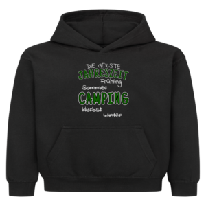 Geilste Jahreszeit Camping | Hoodie für kleine Entdecker