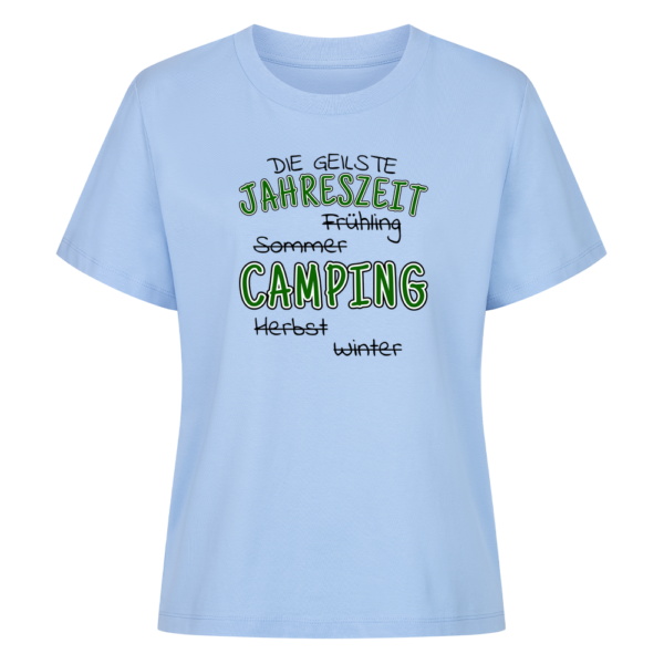 Geilste Jahreszeit Camping | Shirt für Camperinnen
