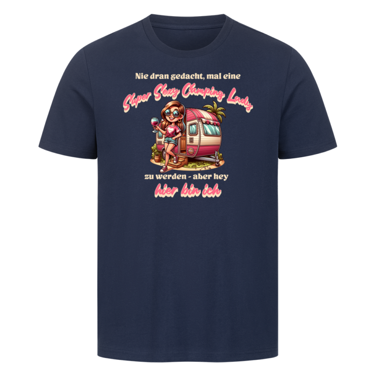 Super Sexy Camping Lady - Shirt für Camperinnen