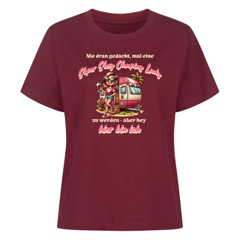 Super Sexy Camping Lady - Shirt für Camperinnen
