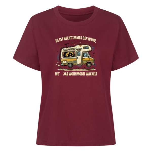 01a02834-3059-756f-9612-38af22227fda.png Es ist nicht immer der Wind, wenn das Wohnmobil wackelt - Shirt für Camperinnen