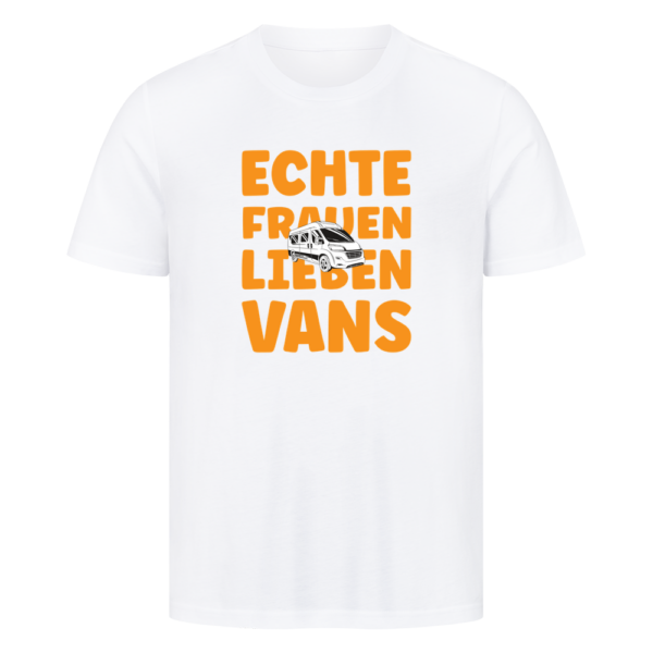 Echte Camper lieben Vans - Shirt für Camper