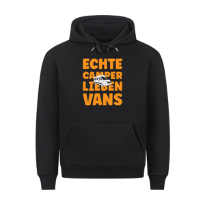 Echte Camper lieben Vans - Hoodie für Camper