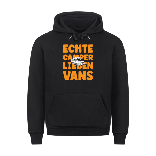 Echte Camper lieben Vans - Hoodie für Camper