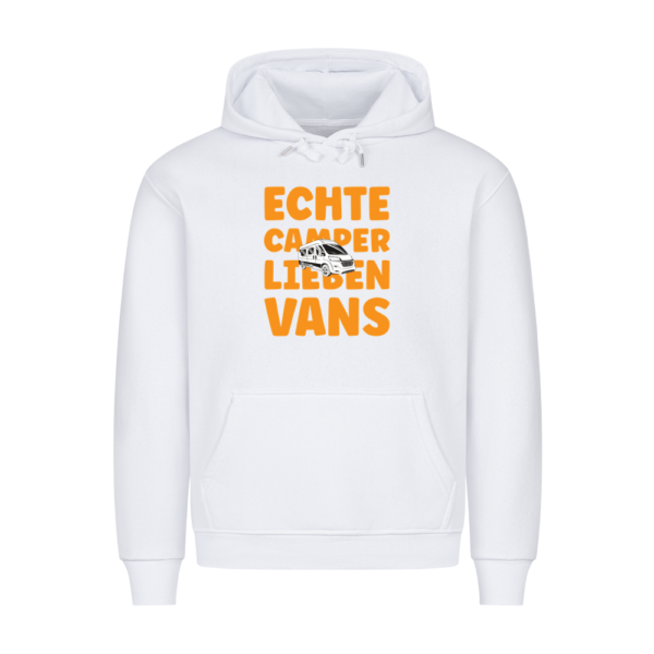 Echte Camper lieben Vans - Hoodie für Camper