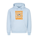 Echte Camper lieben Vans - Hoodie für Camper