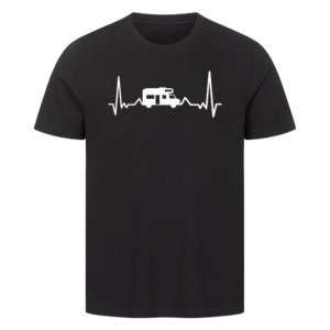 Herzschlag mit Wohnmobil - Shirt für Camper