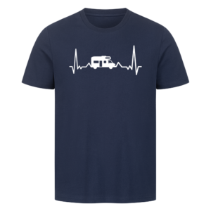 Herzschlag mit Wohnmobil - Shirt für Camper