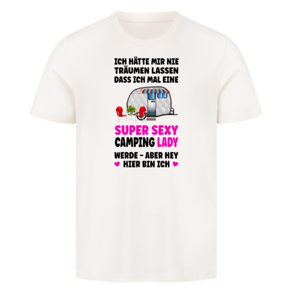 01a02da6-c9be-7099-8d47-c2ce0fe151ed.png Super Sexy Camping Lady - Shirt für Camper