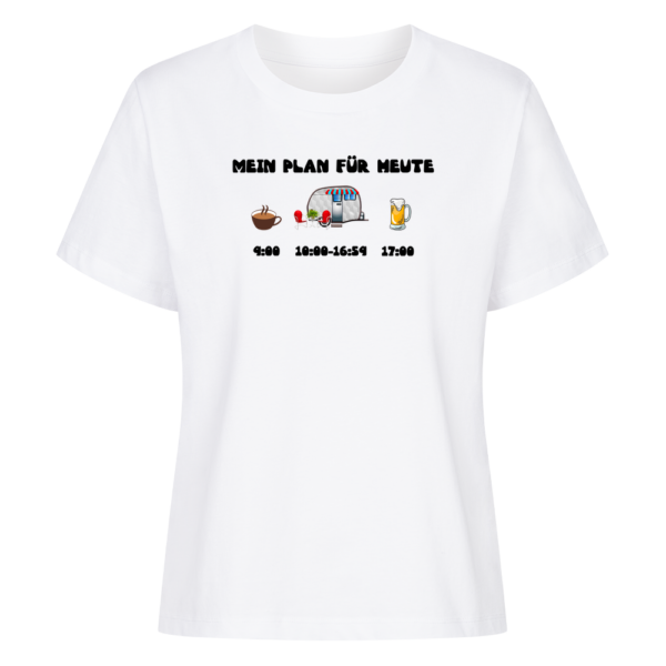 Mein Plan für heute: Kaffee, Camping, Bier | Shirt für Camperinnen