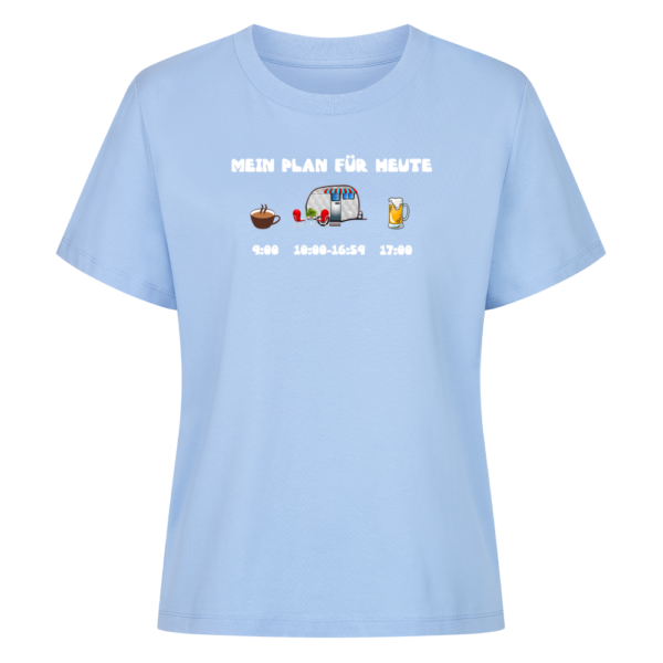Mein Plan für heute: Kaffee, Camping, Bier | Shirt für Camperinnen