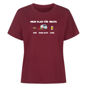 Mein Plan für heute: Kaffee, Camping, Bier | Shirt für Camperinnen