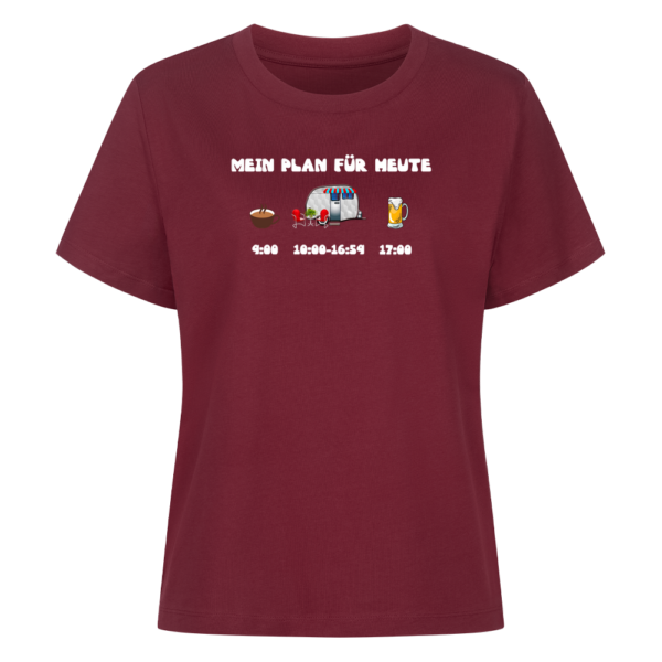 Mein Plan für heute: Kaffee, Camping, Bier | Shirt für Camperinnen