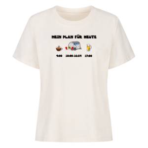 Mein Plan für heute: Kaffee, Camping, Bier | Shirt für Camperinnen