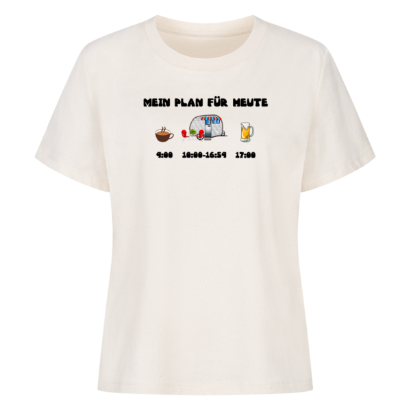 Mein Plan für heute: Kaffee, Camping, Bier | Shirt für Camperinnen