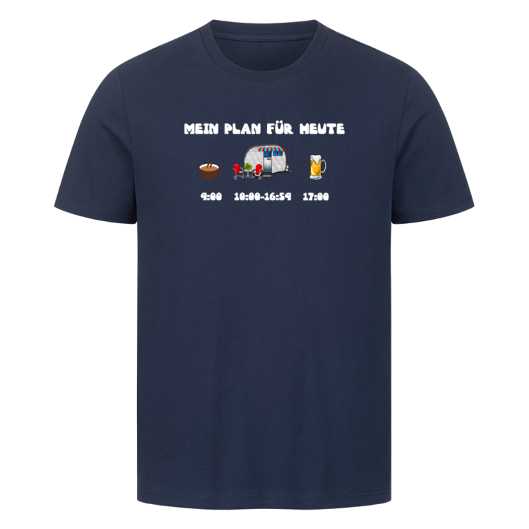 Mein Plan für heute: Kaffee, Camping, Bier | Shirt für Camper