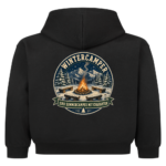 Wintercamper haben Charakter | Hoodie mit Backprint für kleine Entdecker