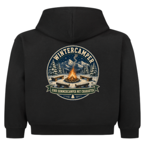Wintercamper haben Charakter | Hoodie für kleine Entdecker
