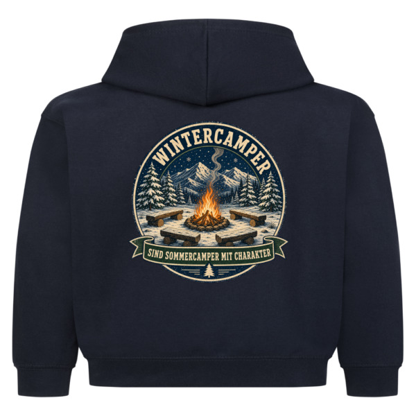 Wintercamper haben Charakter | Hoodie für kleine Entdecker