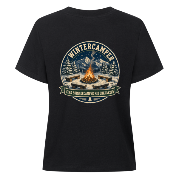 Wintercamper haben Charakter | Shirt für Camperinnen