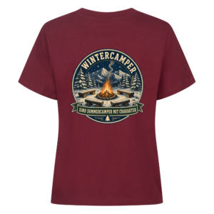 Wintercamper haben Charakter | Shirt für Camperinnen