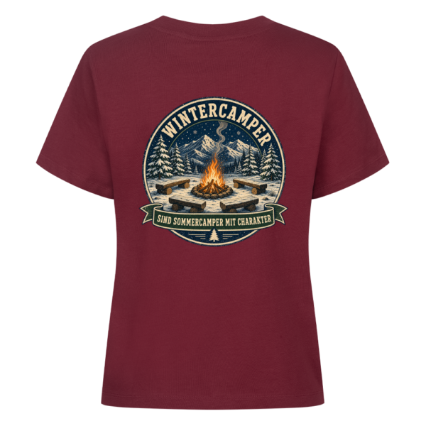 Wintercamper haben Charakter | Shirt für Camperinnen