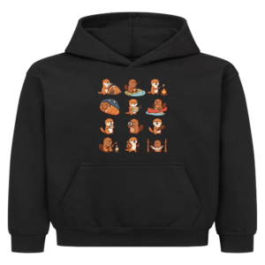 01a0b81d-9e01-756d-bcac-f145c1ad5cdb.png Camping Otter - Hoodie für kleine Entdecker