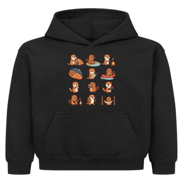 Camping Otter - Hoodie für kleine Entdecker