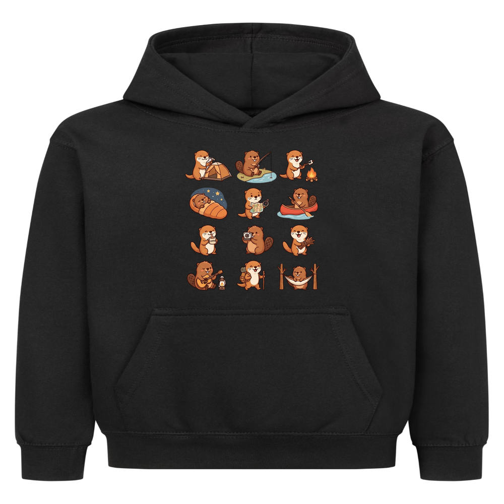 Camping Otter | Hoodie für kleine Entdecker