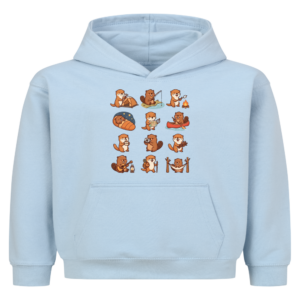 Camping Otter - Hoodie für kleine Entdecker
