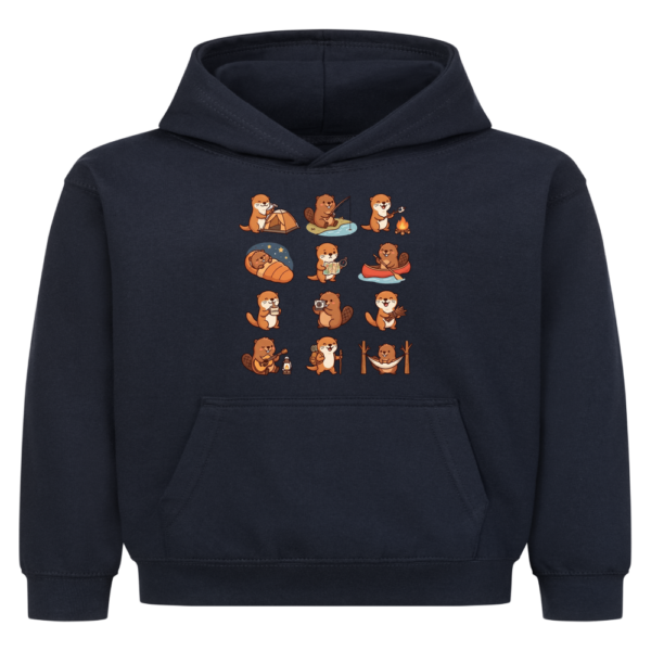 Camping Otter - Hoodie für kleine Entdecker
