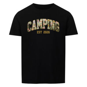 Camping Est. 2026 Blumen-Design - Shirt