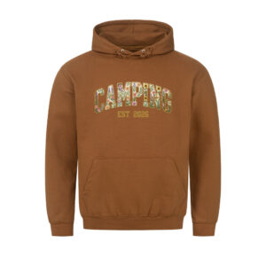Camping Est. 2026 Blumen-Design - Hoodie