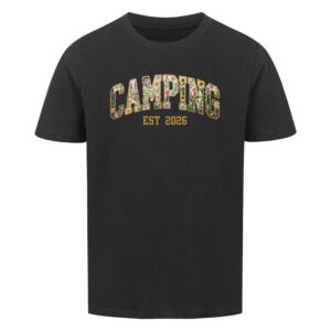 Camping Est. 2026 Blumen-Design - Shirt Kids