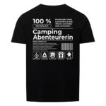 Camping Abenteurerin - Shirt mit Backprint für Camperinnen