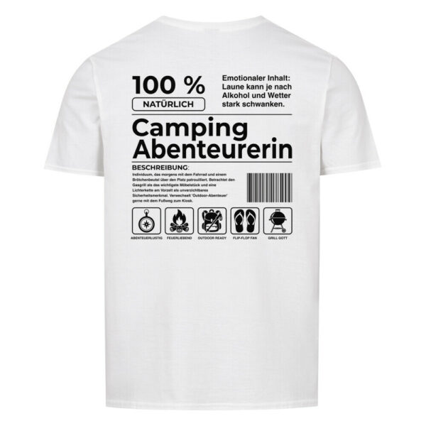 Camping Abenteurerin - Backprint Shirt