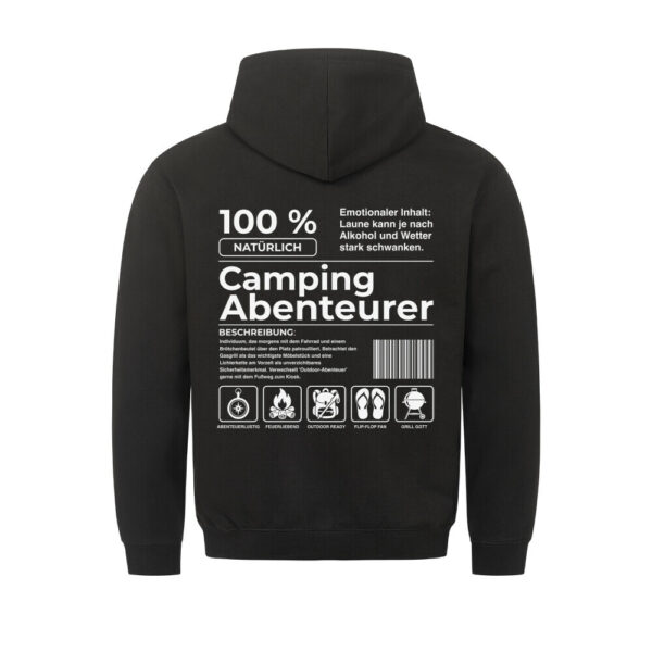 Camping Abenteurer - Backprint Hoodie