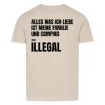 Familie. Camping. Und der Rest? Besser nicht fragen. 😄  Das T-Shirt für alle, die ihre Prioritäten kennen — und das auch zeigen wollen.    👉 Ideal für den Campingplatz, das Lagerfeuer oder einfach den Alltag.  👉 Macht sich auch hervorragend als Geschenk.    ✔ Bedruckt in Deutschland  ✔ Kostenloser Versand ab 40 €  ✔ 30 Tage Geld-zurück-Garantie