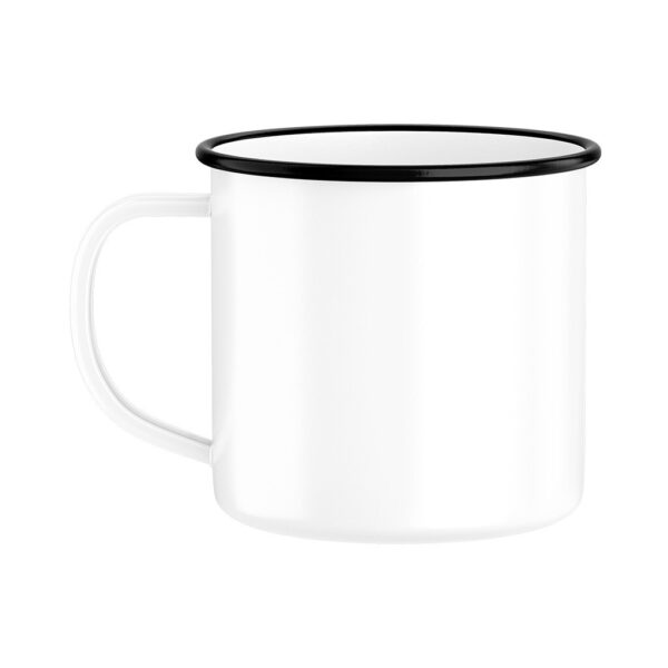 Super Sexy Camping Lady - Emaille Tasse für Camperinnen