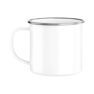 Es ist nicht immer der Wind, wenn das Wohnmobil wackelt - Emaille Tasse für Camper