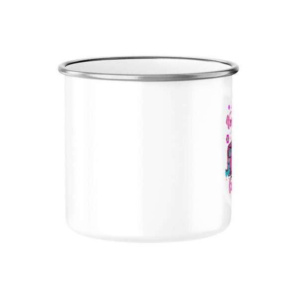 Ich bin die Verrückte, die immer Campen will | Emaille Tasse für Camper